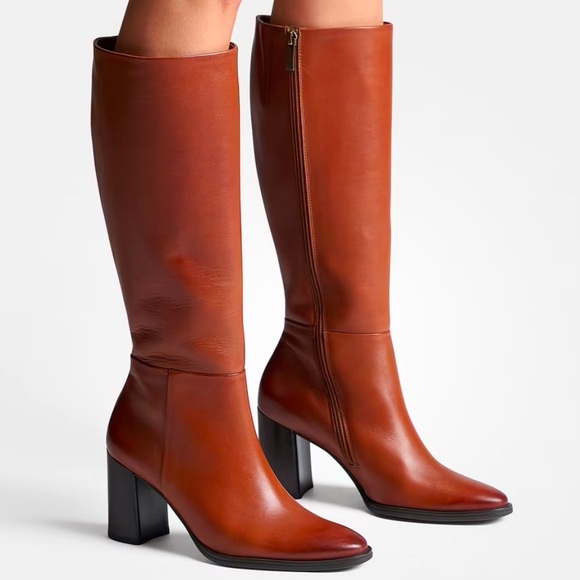 Paul Green Tall Boots. US sizes. COLOR: Brown - Picture 1 of 5
